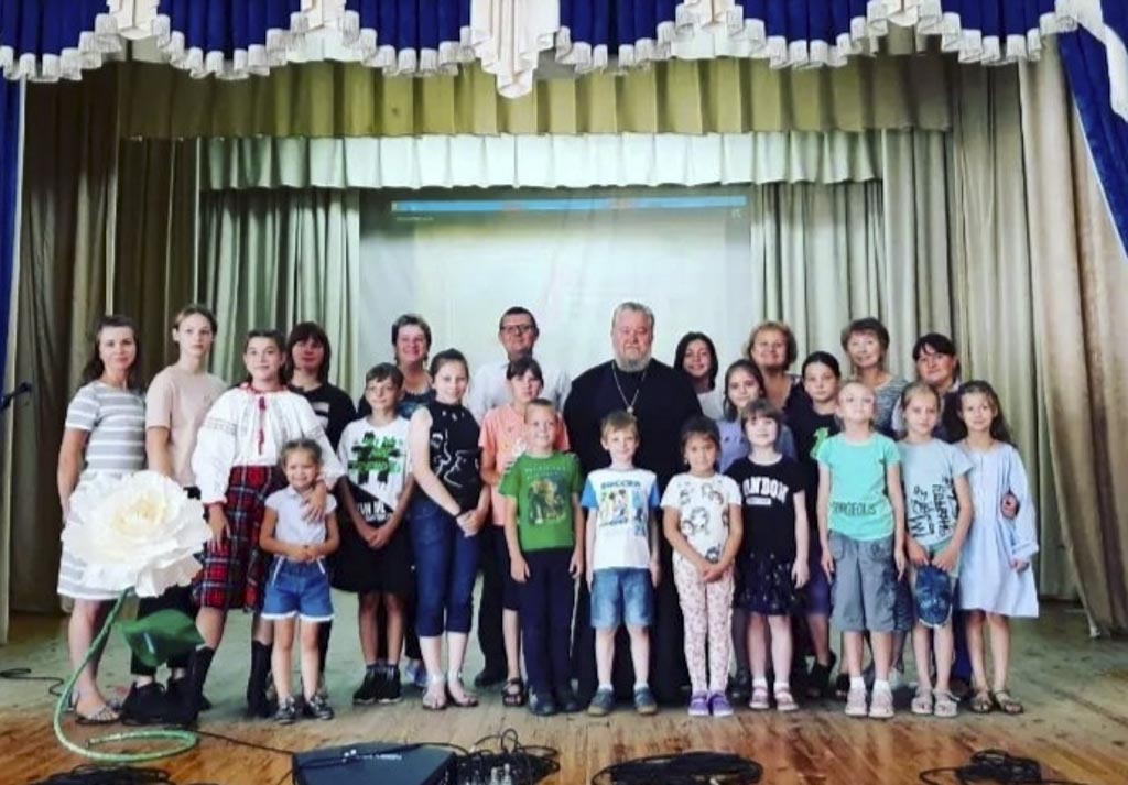 Открытие православного детского лагеря "Белый цветок"