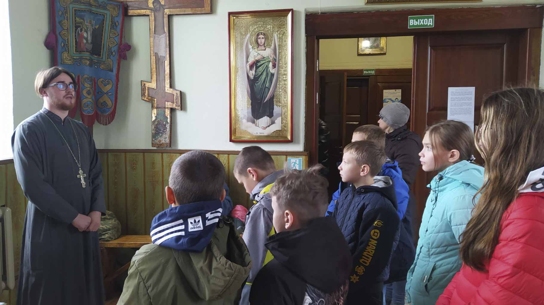 Экскурсия для школьников в храм святителя Николая Чудотворца г.Добруша